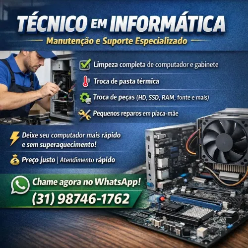 Conserto de computador/manutenção de computadores 