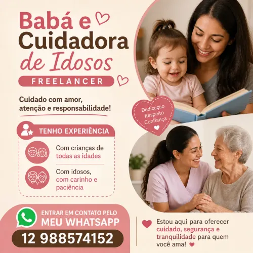 Babá/ Cuidadora de idosos