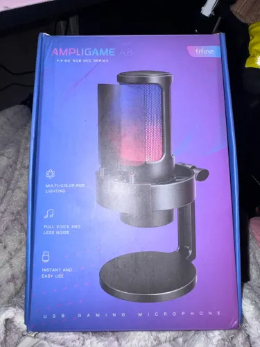 Microfone Fifine Ampligame A8 ROSA