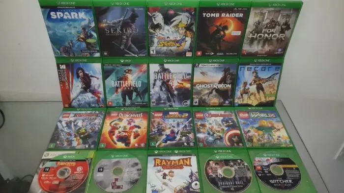 Jogos Xbox one, Naruto+Ghost+Lego+Tomb+BF+DMC+Recore+The evil+The Witcher+Resident+Farcry+