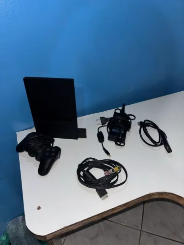 Ps2 preto em excelente estado