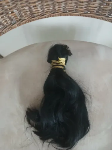 Cabelo Humano 25 cm 120 gr