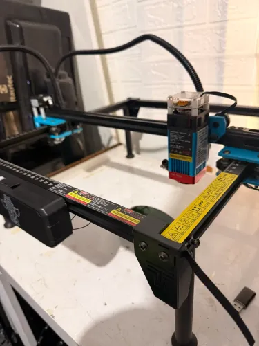 Gravador a laser TwoTrees TTS-55 Pro com módulo de gravação de copos, garrafas 