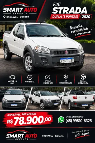Fiat Strada Working Hard 1.4 Fire Flex 8V CD 2020
