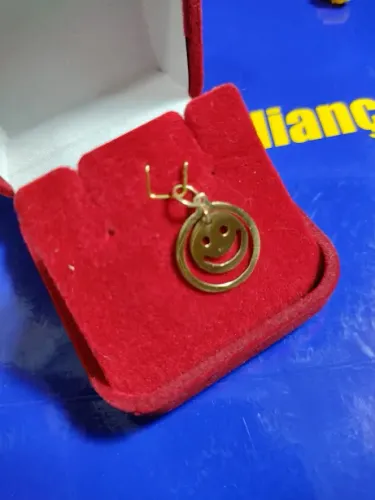 Pingente Boneco Ouro 18 Kilates Peso 0.80 Gramas 18 mm