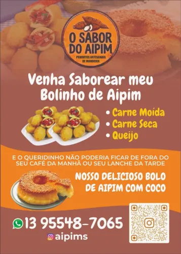 Bolo de Aipim c/ Coco e Bolinhos de Aipim Recheado produtos artesanais  de ( Mandioca) 