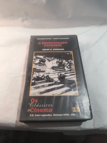 Fita VHS O Encouraçado Potemkin (1925) - Clássicos Do Cinema Continental