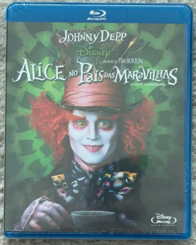 Blu Ray Alice no País das Maravilhas (original e lacrado)