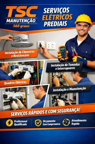 Faço serviços de elétrica em Geral