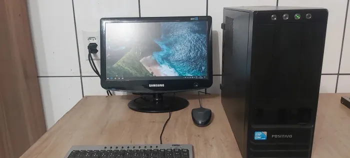 PC completo, I3 3.20Ghz,8gb memória, Ssd 120gb, monitor 16pol