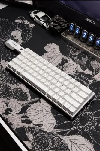 Teclado Mecânico AJAZZ NK61 RGB 60% Hot Swap Switch Red USB-C - Teclado Gamer Compacto!