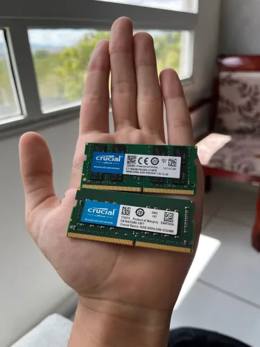 Kit Memória RAM 32gb (2x16) Crucial