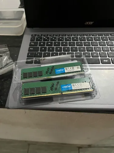 Memórias RAM Crucial 4GB DDR4 2666MHz - 2 unidades