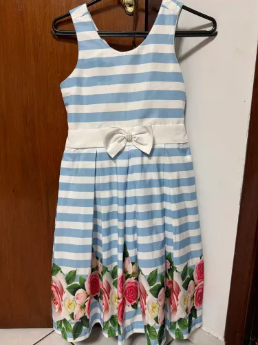 Vestido glam amoroso de alta qualidade para menina, que veste até 10 anos