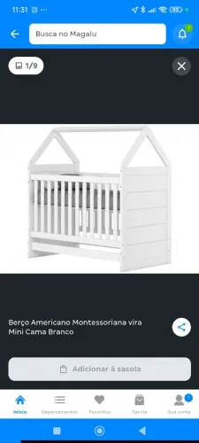 Vendo berço cama montessoriana 