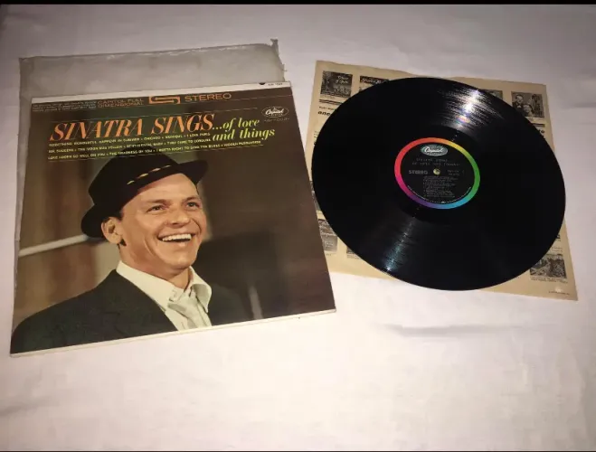 Lp Vinil Frank Sinatra Sings of Love and Things 1962 Americano