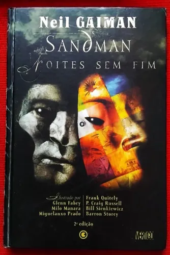 HQ gibi Revista Sandman: Noites sem Fim Neal Gaiman (Bom Estado)