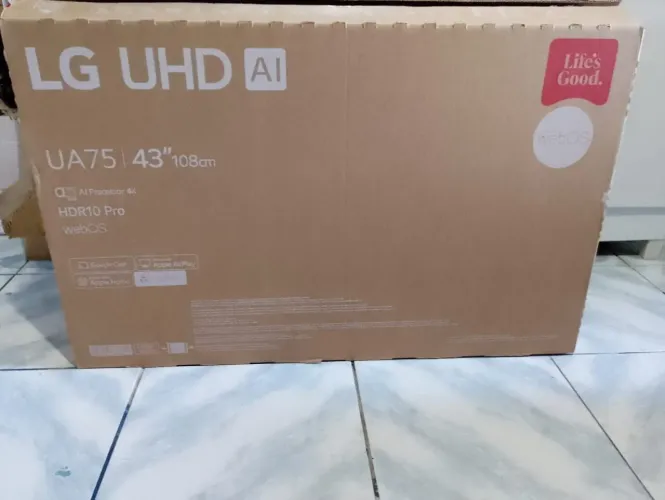 V/TV LG 43 POLEGADAS 4 K COMPLETA