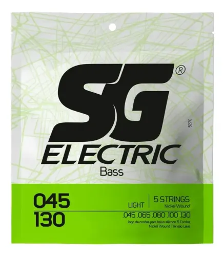 ENCORDOAMENTO SG PARA CONTRA BAIXO 5 CORDAS 0.45-130