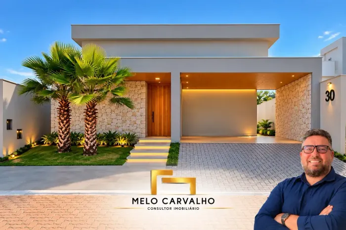 Casa Nova Mobiliada Rua 6 Vicente Pires | 3 Suítes, Closet, Piscina e Churrasqueira!