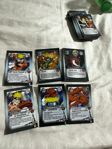 409 cards Naruto cinzas 