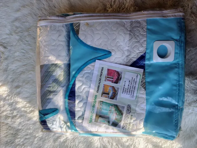 Kit Enxoval de Quarto Completo ou Kit Quarto Coordenado. 7 Peças