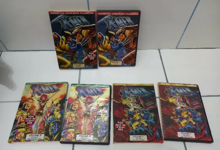 Kit Capas DVD X-Men Marvel | Volumes 2, 3 e 4 | Para Reposição, Coleção e Reaproveitamento
