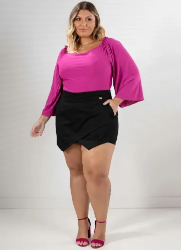 Shorts saia plussize Quintess tam 54