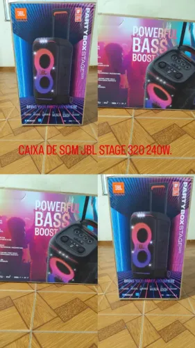 CAIXA DE SOM JBL STAGE 320 240W RMS NOVA LACRADA.