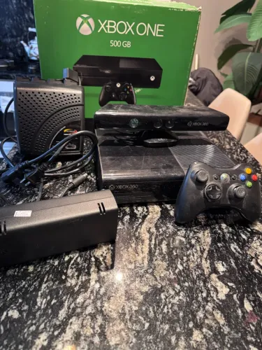 Xbox 360 + kinect + 23 jogos