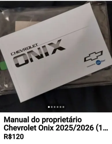 Manual de instruções Chevrolet Onix 2024 ao 2026
