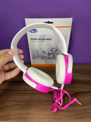 Fone de ouvido com fio - headphone inova - últimas unidades 