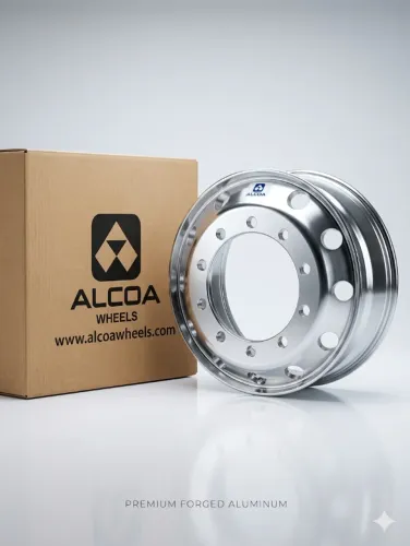 Roda de caminhão, Roda de ônibus, Roda 22.5 x 7,5 Alcoa, Pneu 275/80.Roda de Alumínio 