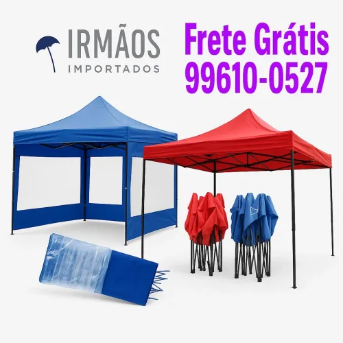 Tenda Sanfonada com ou sem as laterais