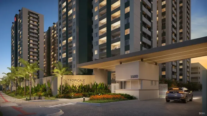 APARTAMENTO COM LAZER COMPLETO E MENOS DE 4 MINUTOS DA PRAIA E DO PARQUE BETO CARREIRO WOR