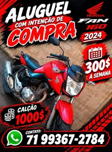 Fan 160 e Shineray 175cc disponível 