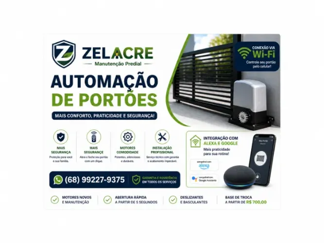 Automação de Portões | Instalação e Venda | a partir de R$ 800