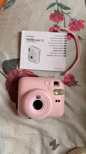 Câmera Instantânea Fujifilm Instax Mini 12 Rosa - Excelente Estado