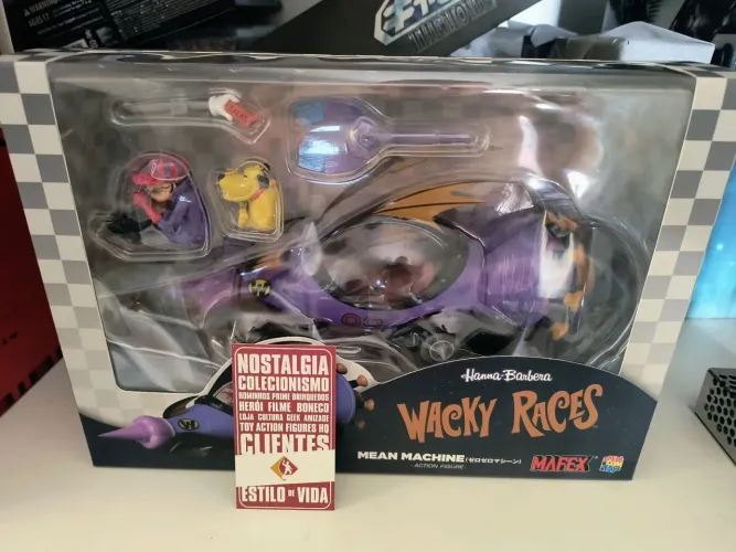 Dick vigarista & Muttley corrida maluca Mafex 261 Medicom Toy Original