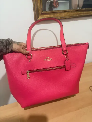 Bolsa Coach Original Na Cor Rosa