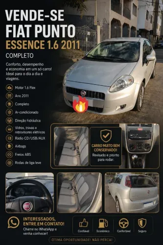 Fiat Punto Essence 1.6 Flex 16V 5P 2011