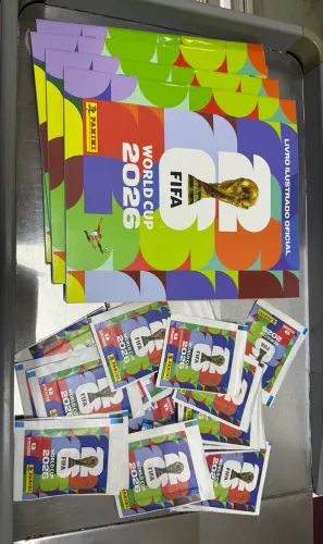 ÁLBUNS E FIGURINHAS DA COPA DO MUNDO 2026
