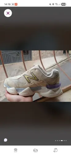 tênis new balance 9060 bege 35