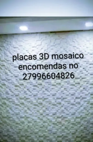 Placas de gesso 3d