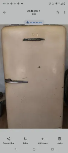 Geladeira Prosdócimo funcionando