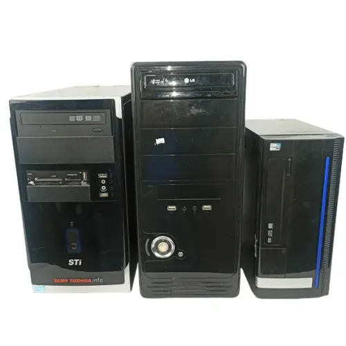 LOTE 03 CPUs COMPUTADORES USADOS PARA PEÇAS OU MANUTENÇÃO SUCATA INFORMATICA BARATA IDEAL
