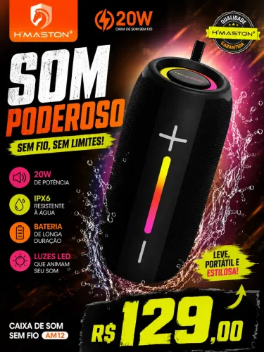 Caixa de som Am12