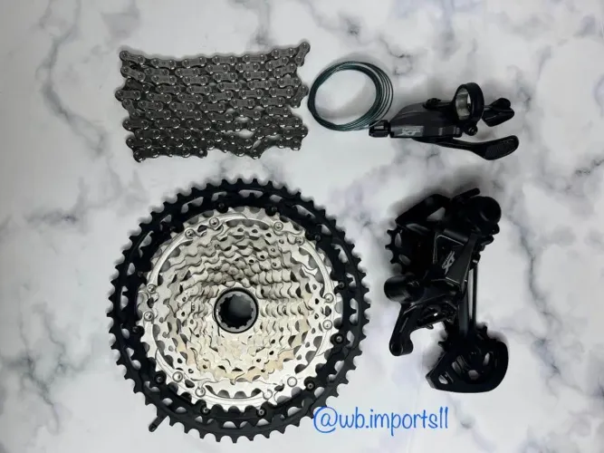 Kit shimano deore xt m8100 com cassete deore m6200