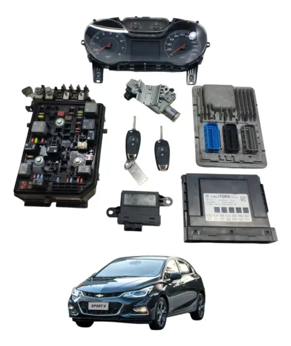 Kit Code Modulo Injecao Gm Cruze 1.4 Ltz 2017 2018 Hatch