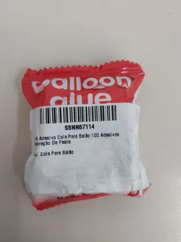 GOTA ADESIVO COLA PARA BALÃO 100 ADESIVOS